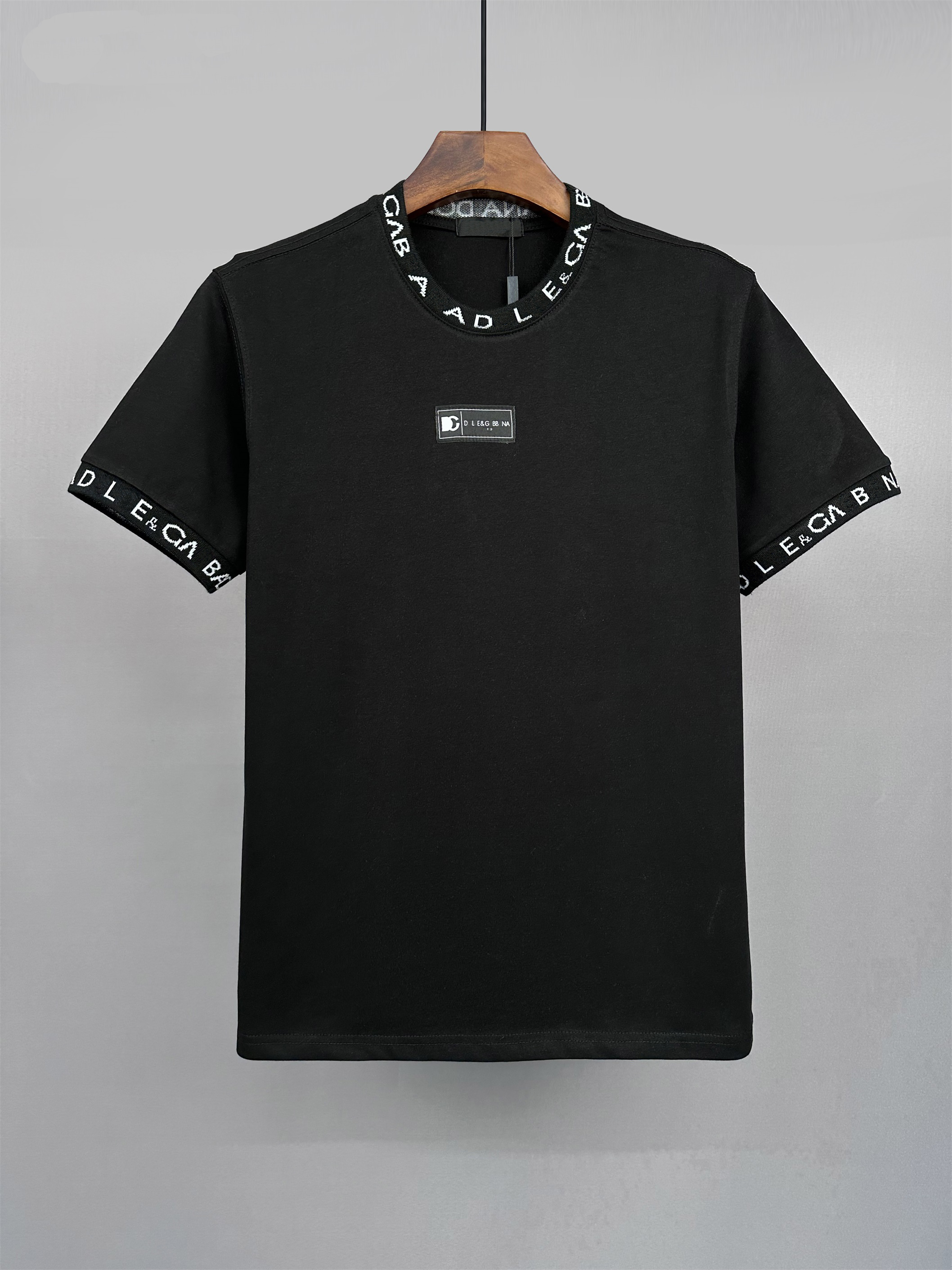 Mens T-shirt High quality fashion casual simple embroidery heavy cotton T-shirt male and female couples must have Asia size m-4xl 66888