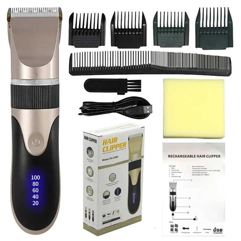 Hair Clipper Electric Barber Hair Trimmers For Men Adults Kids Cordless Rechargeable Hair Cutter Machine ProfessionalT251120