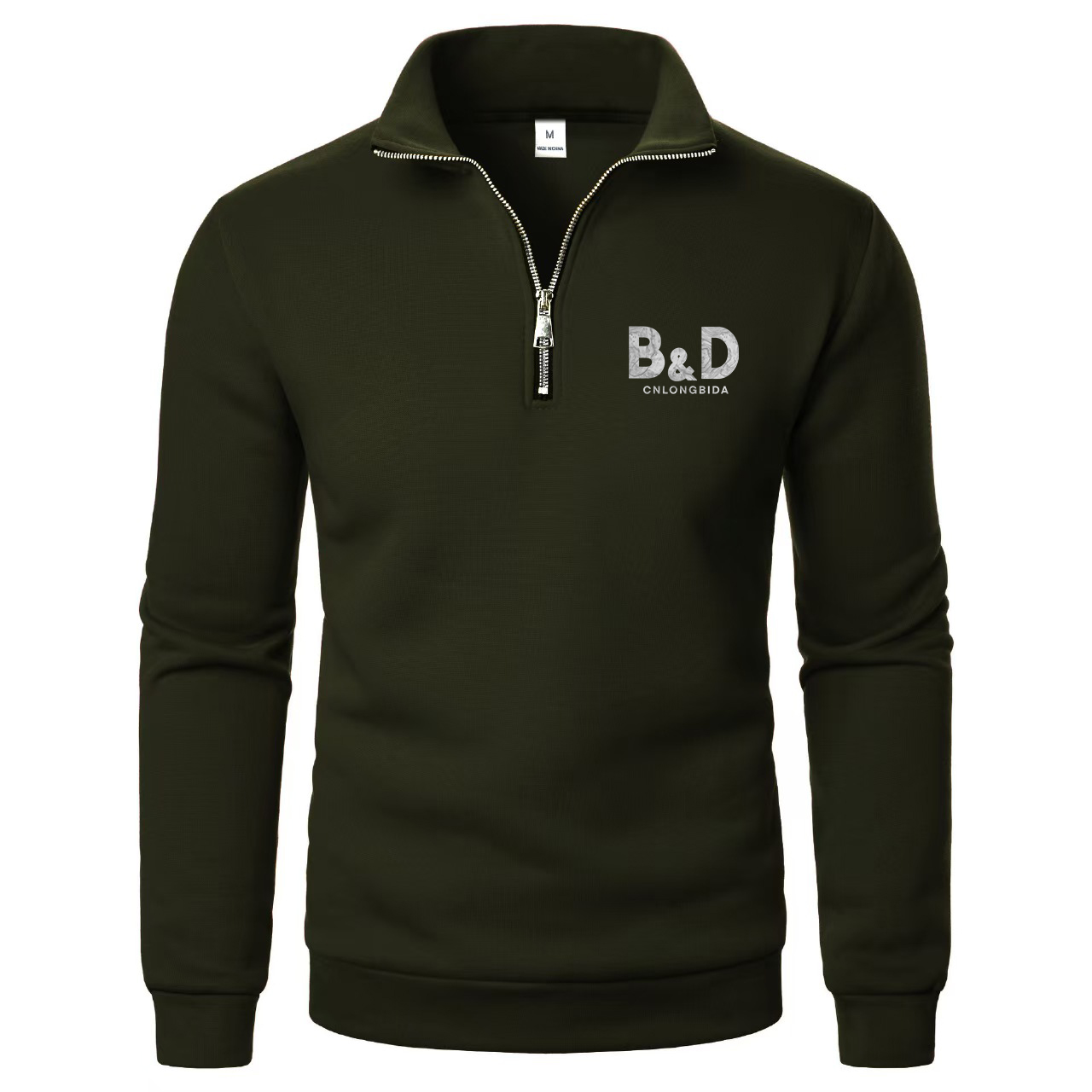 Designer Men's Hoodies Autumn Winter Sweatshirts Stand-up Collar Fleece Half Zipper Sweatshirts Casuals Thickened Pullover S-3XL