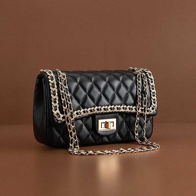 2024 New Trendy Wens Tweed Style Bag With Argyle Chain Shoder Underarm Crossbody Bag Fr Hg Kg Authentic Quality Y251120