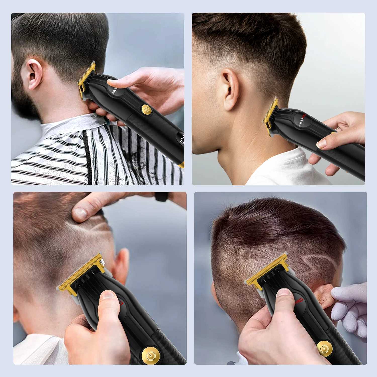 Hair Clippers for Men Professional 2set lippers for Men Cordless Corded Barber Clippers for Hair Cutting Grooming RechargeableT251120