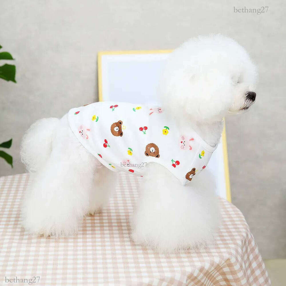 Comfortable Pet Cotton Vests - Perfect Fit for Dogs During Warm Seasons HF37