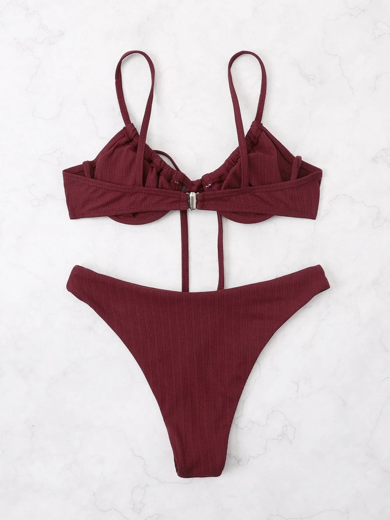 Womens bikini bust tie front swimsuit sexy lingerie swimsuit womens swimsuit bathroom swimsuit summer beachwear 250414Z