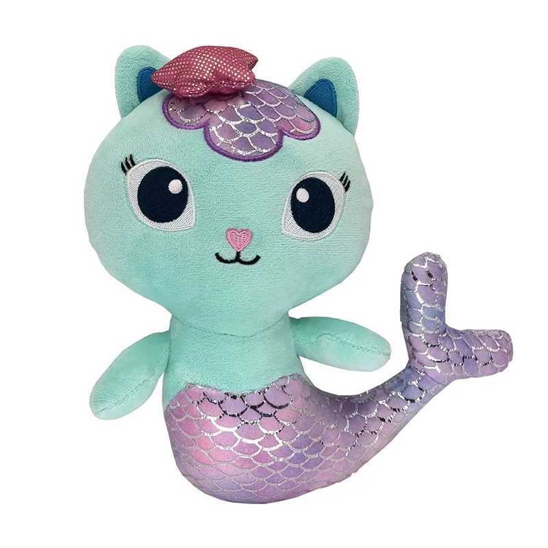 25cm Gabby Dollhouse Plush Toy Mercat Cartoon Stuffed Animals Mermaid Cat Mermaid Plushie Birthday Gifts G251120