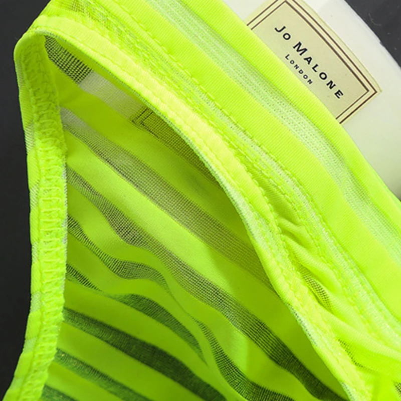 1 piece of mens underwear ultrathin transparent mesh summer fabric ice silk seamless sexy shorts breathable 250417