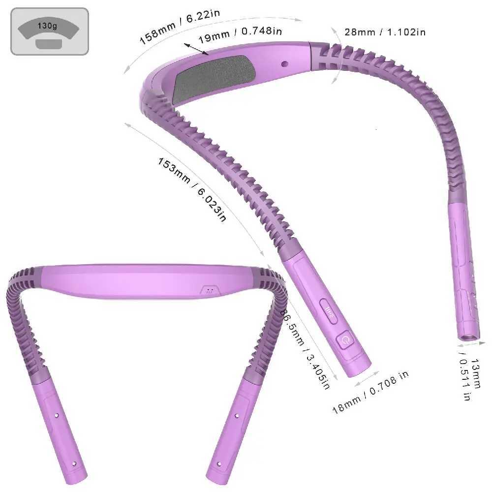 LED Neck Reading Light 3 Color 3 Brightness Book Light Reading Lamp Usb Rechargeable Lamp Flexible Neck Read Lamp Book Lamp M251120