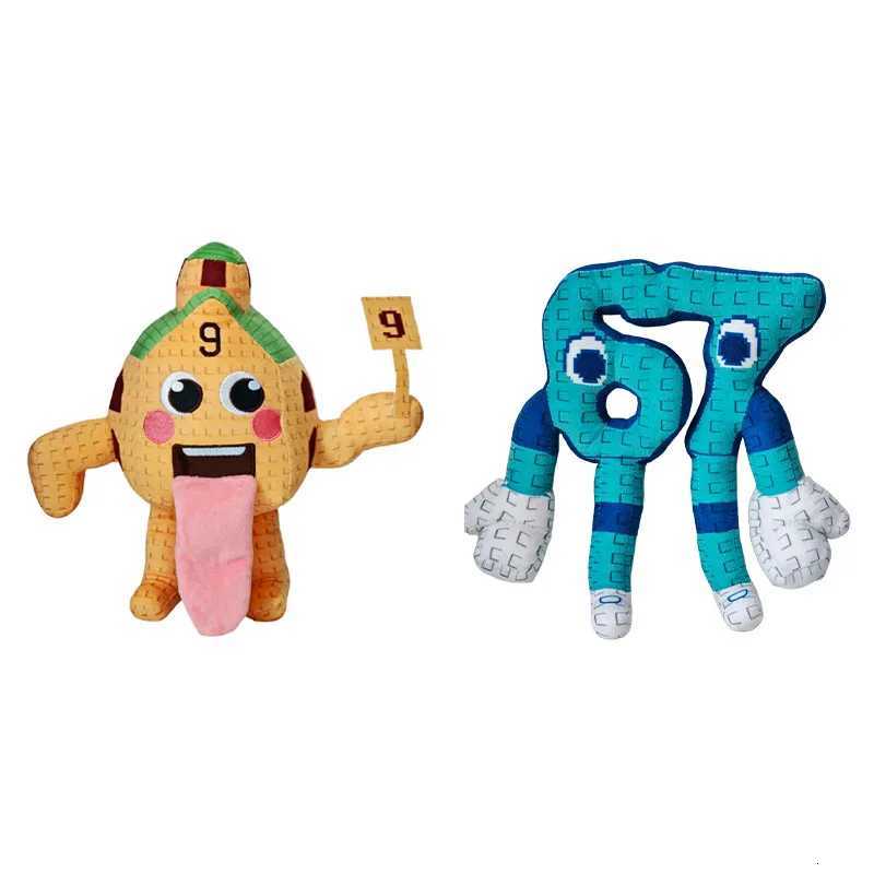 25cm Steal A Brainrot Game Plush Funny No 9 No 67 Plush Tongue Spitting Handheld Number 9 Stuffed Digital Doll Toy Soft GiftXJ251120