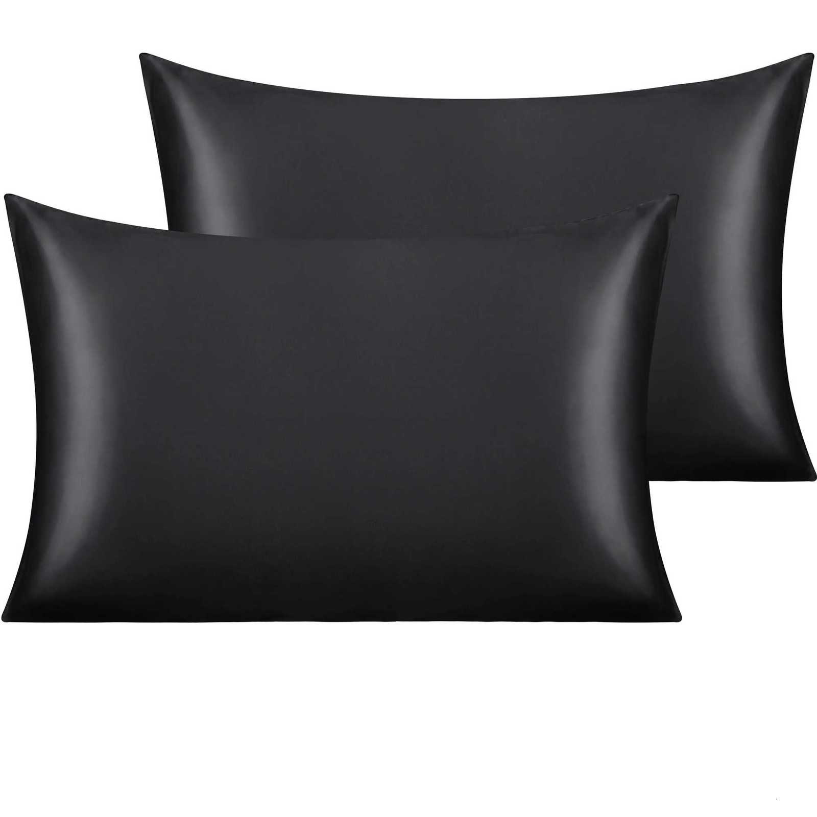 Pillow Case Ntbay 2 Pack Silky Satin Standard cases for Hair and Skin Luxury and Soft Cases with Envelope Closure C251120