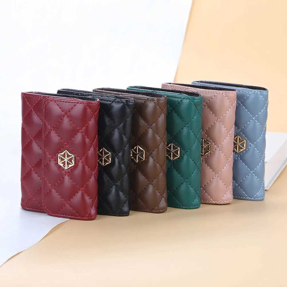 RFID-Free Mini Wallet Women 2025 - Vegan PU Coin Organizer 4-Card Holder Detachable Strap for Beach VacationW251120
