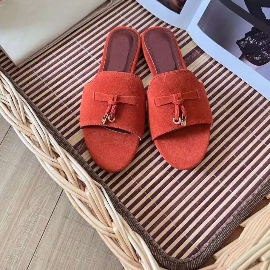High Quality Suede Slides Womens Slip-on Slippers Summers Beach Ladies Platform Flip ps Female Casual Walking Sandals