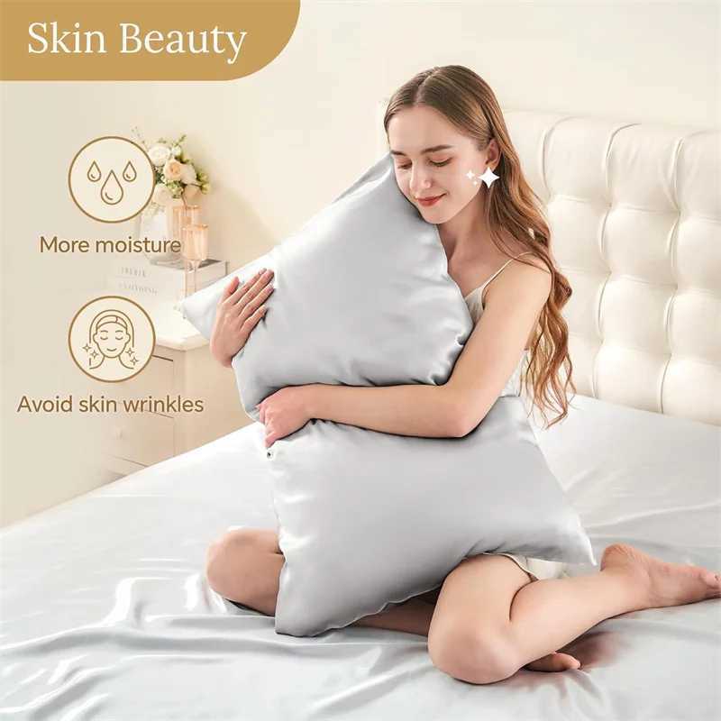 Pillow Case Natural Mulberry Silk Case Luxury 2pcs Real Silk case Any Size Customized Bed Cover with Envelope Closure C251120