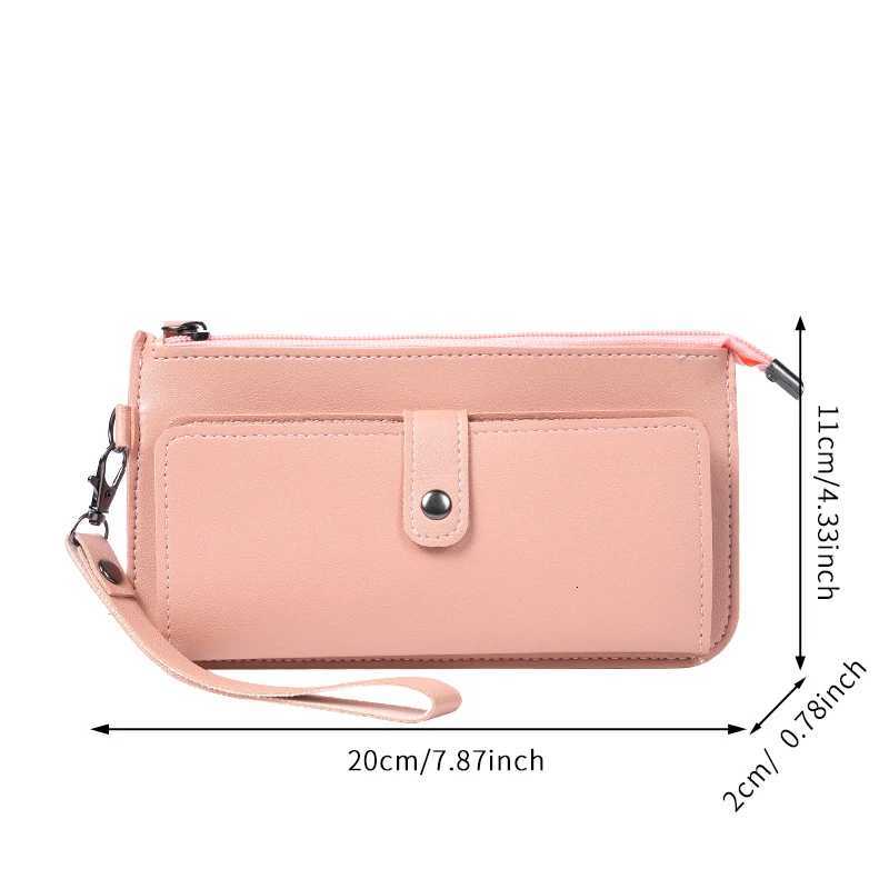 Factory direct new bag womens long multi-functional zipper multi-card clutch buckle zipper student walletW251120