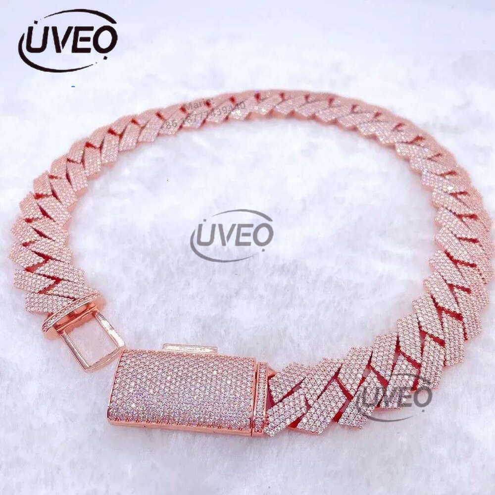 necklaces designer jewelry necklace cuban k Horizon Iced Out Pass Dia Tester vvs Moissanite Jewelry Necklace chains for men moissanite chain gift