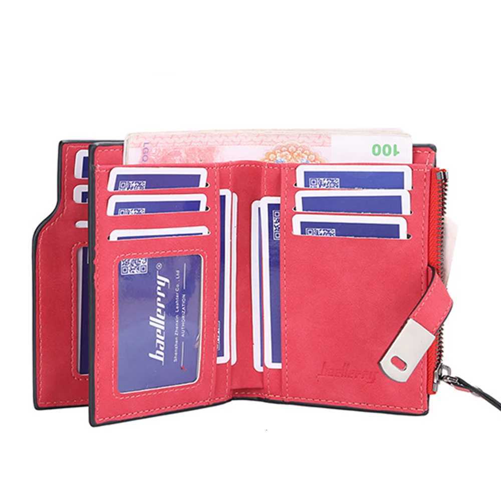 Baellerry Women Wallets Short Magnetic Buckle Top Quality Card Holder Female Purse Zipper Wallet For WomenW251120