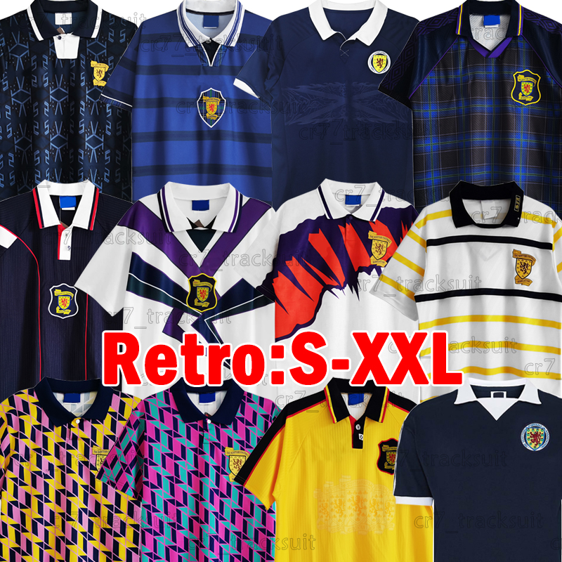 1978 Scotland Retro Soccer Jerseys national football team 1982 87 89 DALGLISH JACKSON McALLISTER 1991 94 98 ROBERTSON Football Shirts 2002 12 McCOIST Men Uniforms