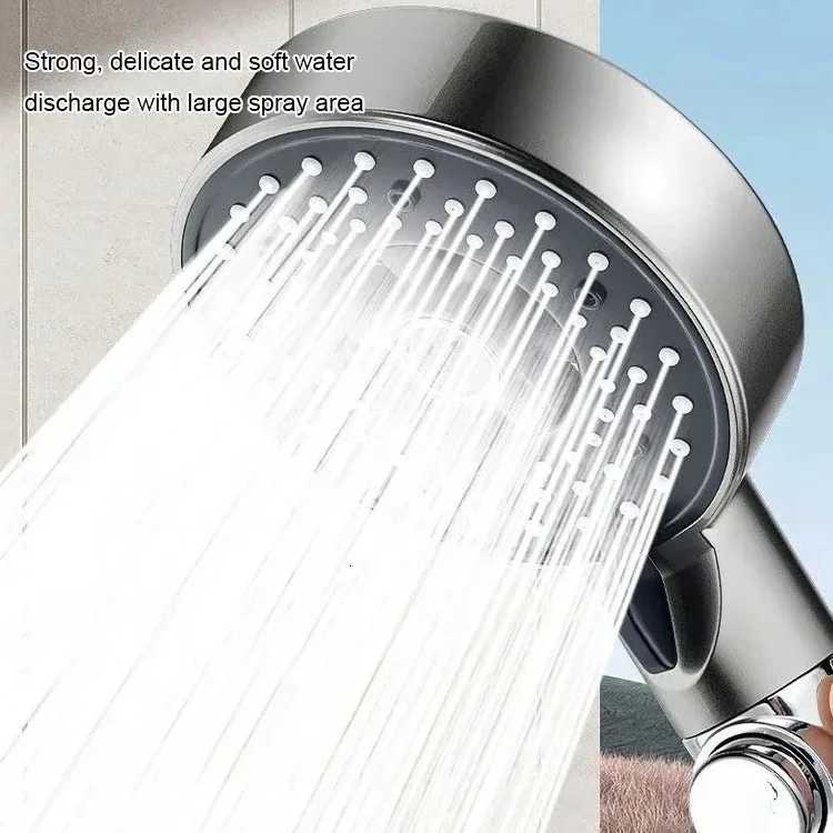 Handheld High Pressure Shower Head with Purifying Spray Super Mist Nozzle for Home Bath Boosting Water Flow Chlorine RemovalM251120