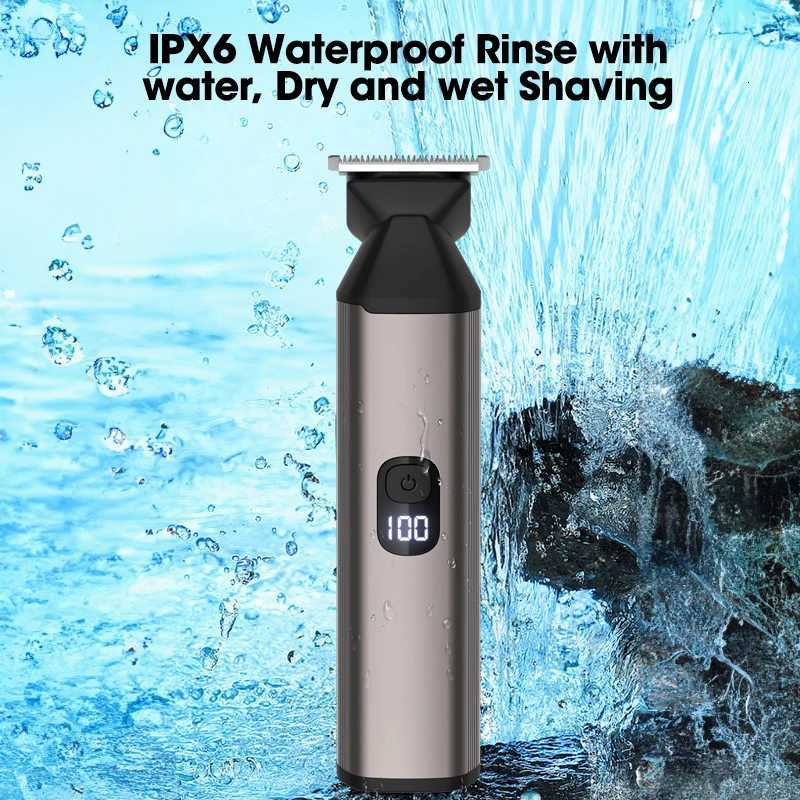 Unicorn 6-in-1 Multi functional Hair Cleaning Set Mens Shaver Metal Nose Hair Trimmer Convenient Hair Trimming MachineT251120