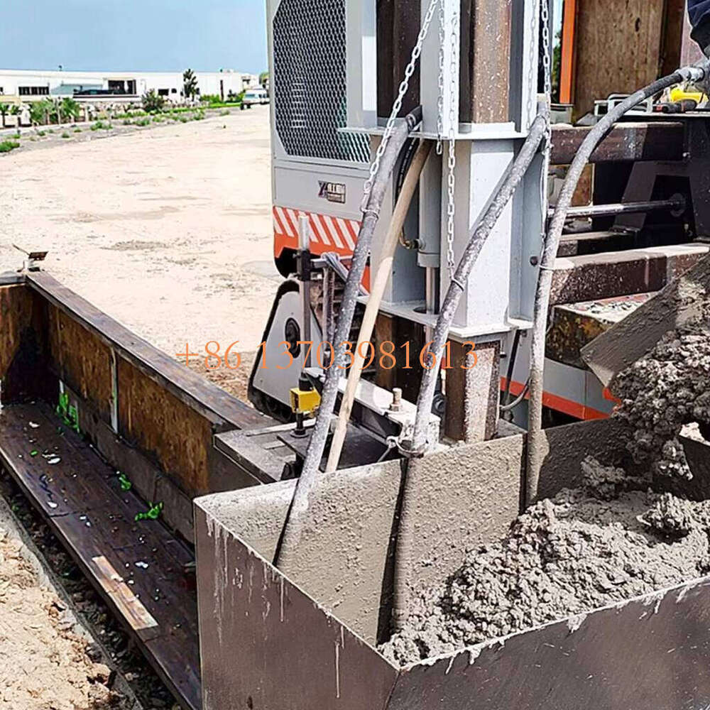 User-Centric Concrete Curb Paver Machine With Ergonomic Handle Visual Operation Panel for New Construction Teams
