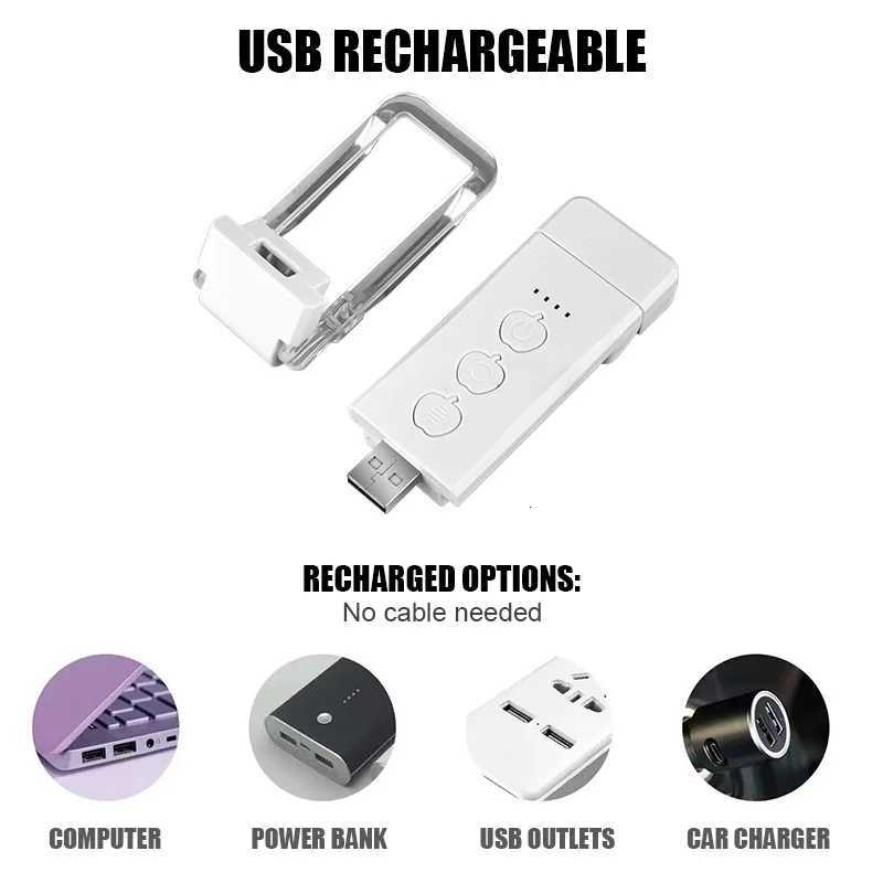 Mini Reading Clip Light Portable Charging Book Clip Light Four color USB Interface Three color Light Source 5-level Adjustment M251120