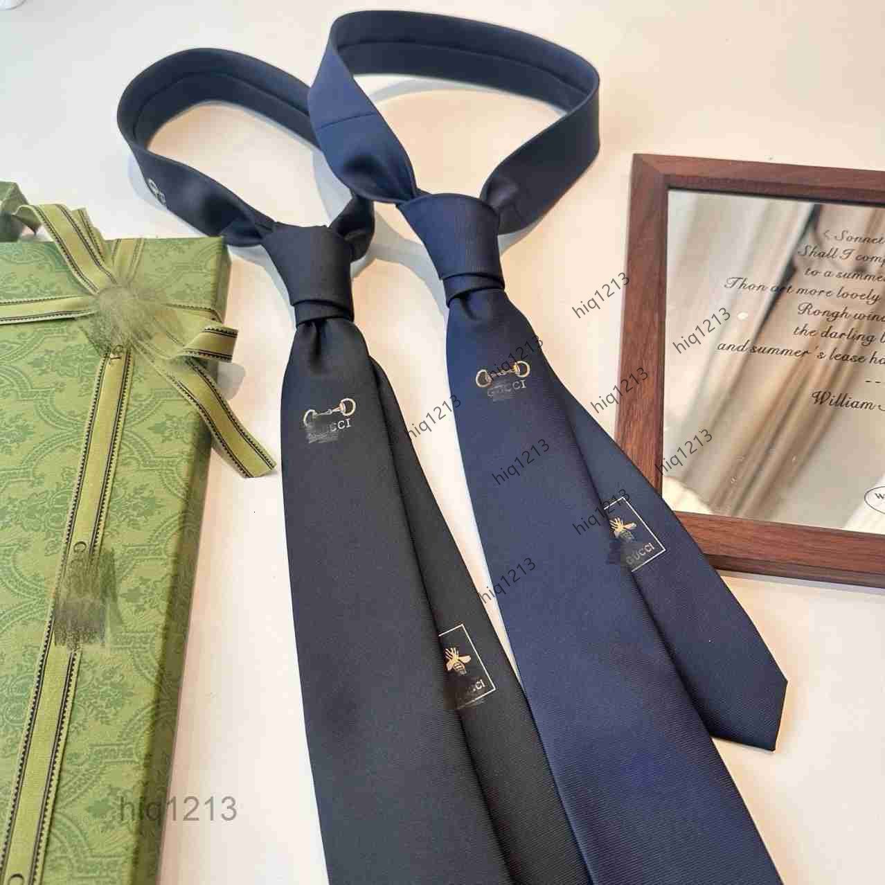 designer luxury for men ggs guccIIs guccIs tie Silk Tie Men's Formal Business Tie Wedding Gift Office Tie Narrow Version PVU4