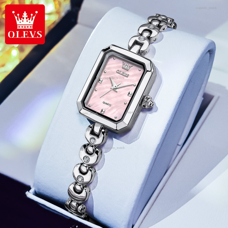 OLEVS Designer Women's Sexy Sporty Fashionable And Casual Barrel-shaped Quartz Waterproof Luminous Women's Watches Luxury Watches Free Deliv
