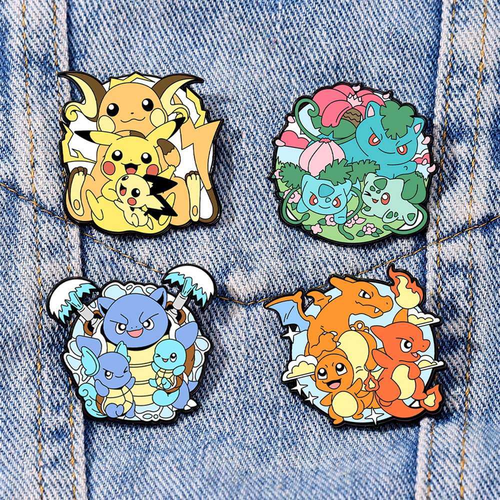 Anime brooch cartoon enamel Halloween dark badge horror scary gothic japanese game tv movie film pin science fiction accessory N53