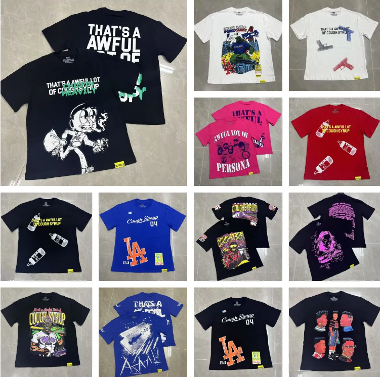 designer shirt thats a awful lot of caugh syrup shirt designer men t shirt fashion street shirts graphic tee Hipster Fabric Stree Printing High Quality Hip Hop Tee DY