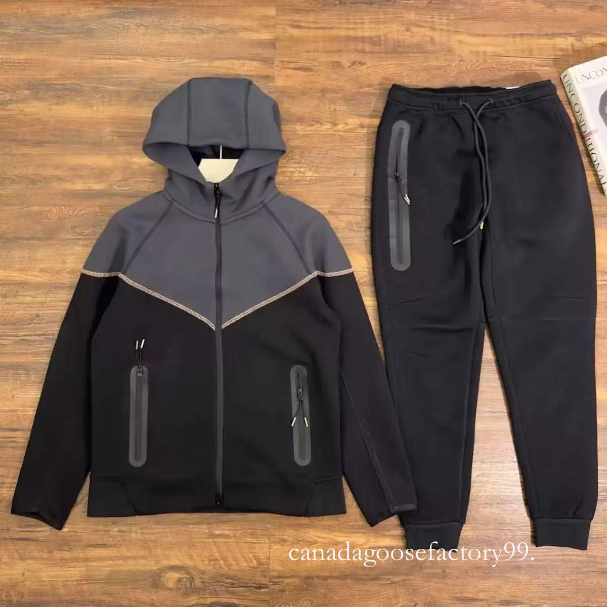 10A Men's tracksuit Streetwear Zip designer Hoodie Sweatpants Suit jacket men Clothes Two Piece Set Hip Hop Embroidered Sweatshirt Stripes Casual Pants coat 23