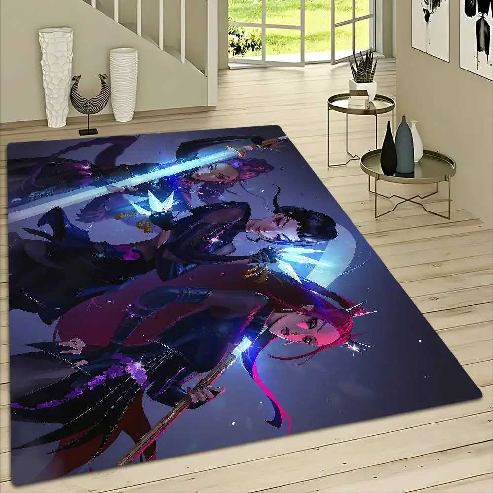 Kpop Demon Anmie H-Hunters Room Mats Cheaper Anti-slip luxury Modern Living Room Balcony Printed Modern Home DecorM251120