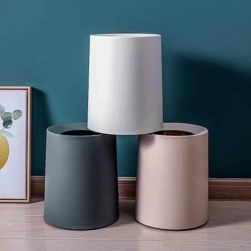 Mini Waste Bin Desktop Office Trash Can Home Garbage Basket Table Plastic Organizer Office Supplies Dustbins Sundries Barrel Box C251120