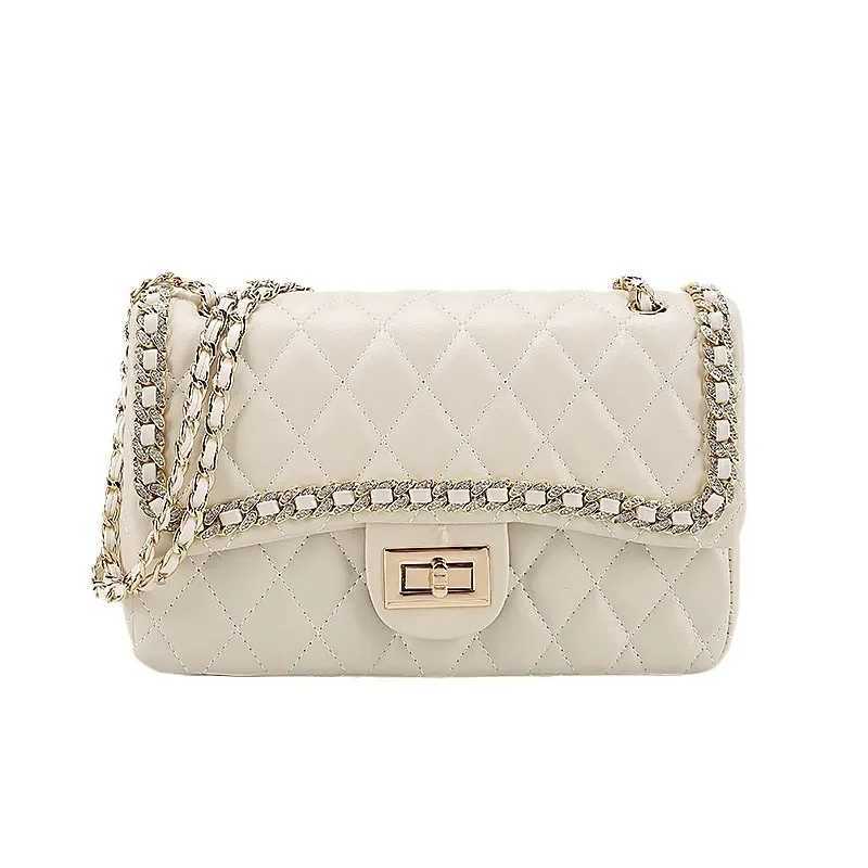 2024 New Trendy Wens Tweed Style Bag With Argyle Chain Shoder Underarm Crossbody Bag Fr Hg Kg Authentic Quality Y251120