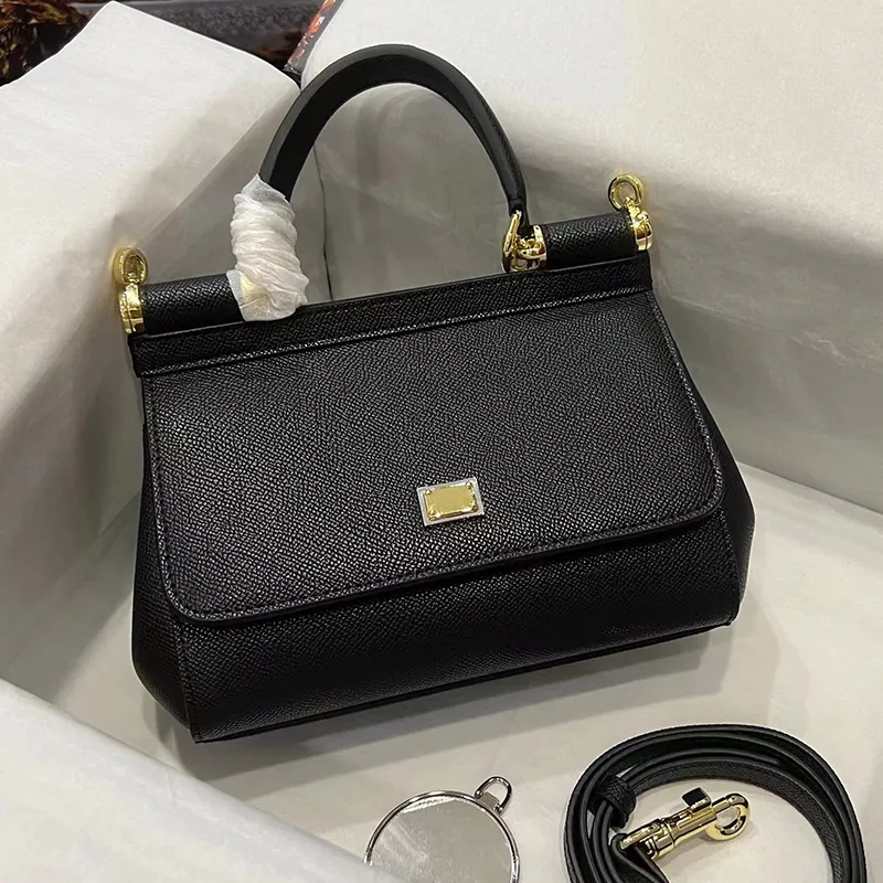 Ladies' designer luxury handbag, Purse Sicily bag top handle flap genuine leather crossbody bag suitable for commuting and business trips 2025 12A 251120