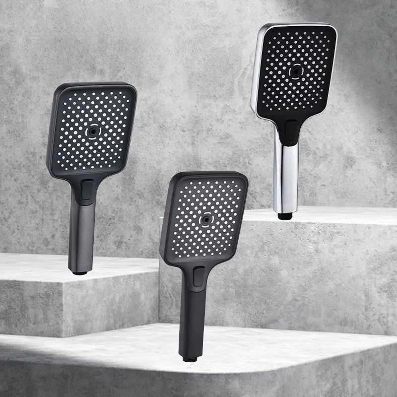 Household Pressure-Boosting Nozzle Large Water Outlet Shower Head Handheld Shower Nozzle Bathroom 3 Speed Adjustable Shower HeadM251120