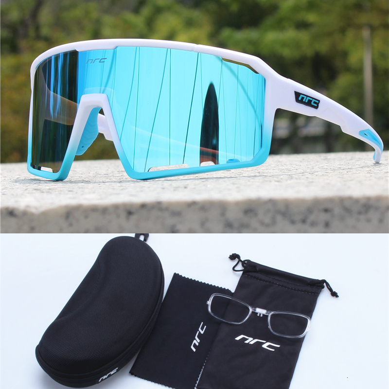 NRC Windbreaking Cycling Glasses Myopia Men and Women Outdoor Sports Mountain Bike Windproof Color Changing Sunglasses Fishing