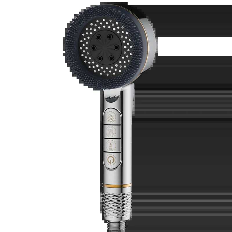 New High Pressure With Filter Water Saving 4 Modes Shower Heads Adjustable Water Massage Sprayer Home Bathroom AccessoriesM251120