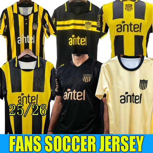 fans 24 25 26 Uruguay Penarol Home Soccer Jerseys Commemorative Edition 2024 2025 2026 Club Atletico Penarol RENAULT Gargano mens football shirts 131th 133th