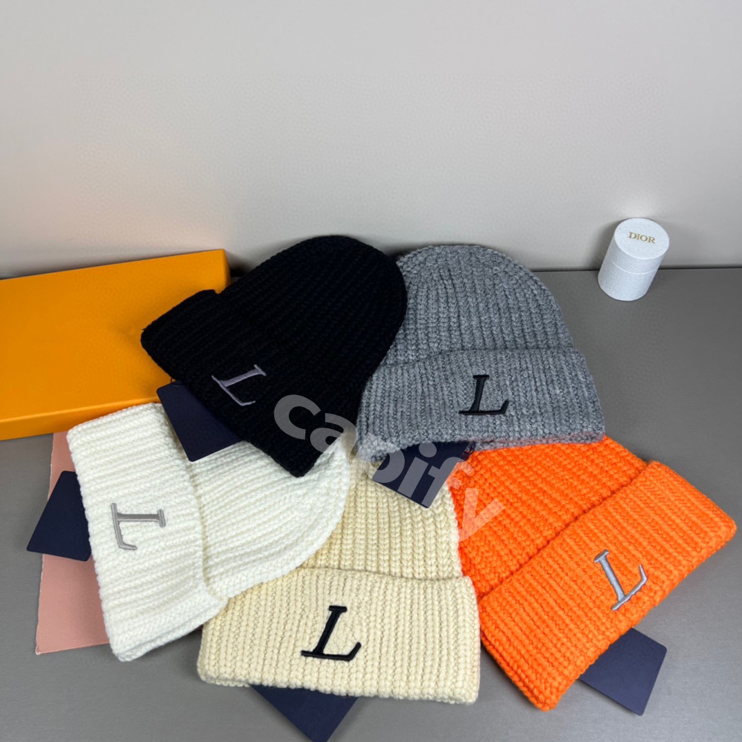 Couple Winter Hat Designer Beanie Trendy Brand Hip-hop Men's And Women's Knitted Skull Cap Street Fashion Outfit Cap
