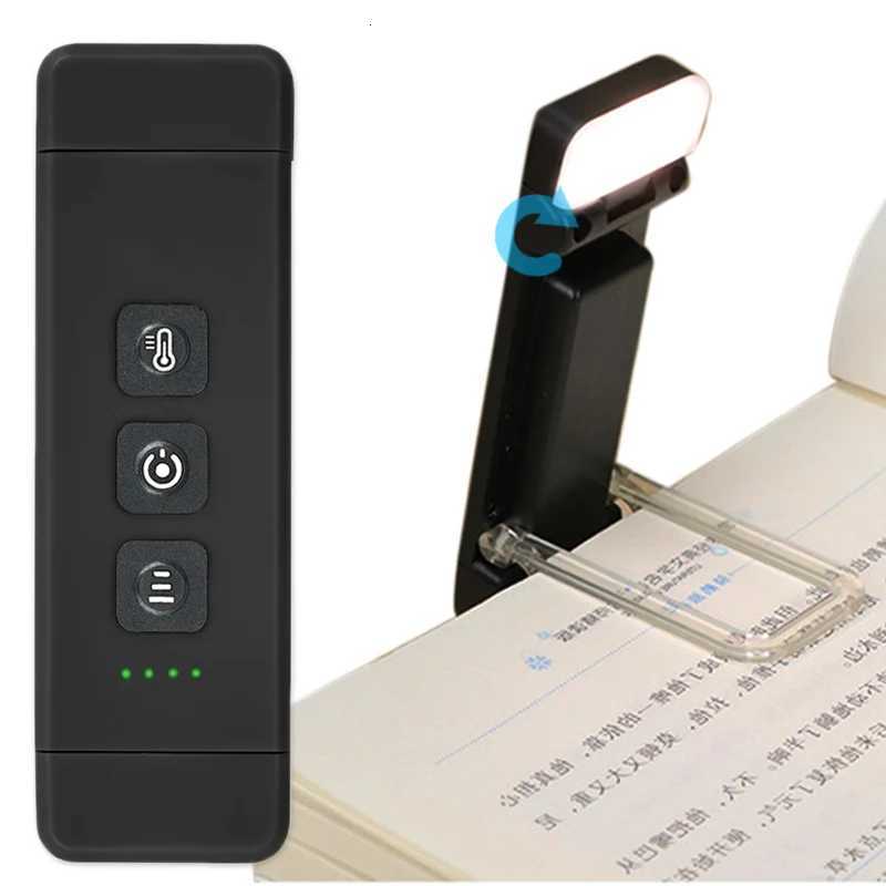 USB Rechargeable Bookmark Book Light With Timer Clip-on Reading Light Adjustable Led Read Light Portable Bedside Light Read Lamp M251120