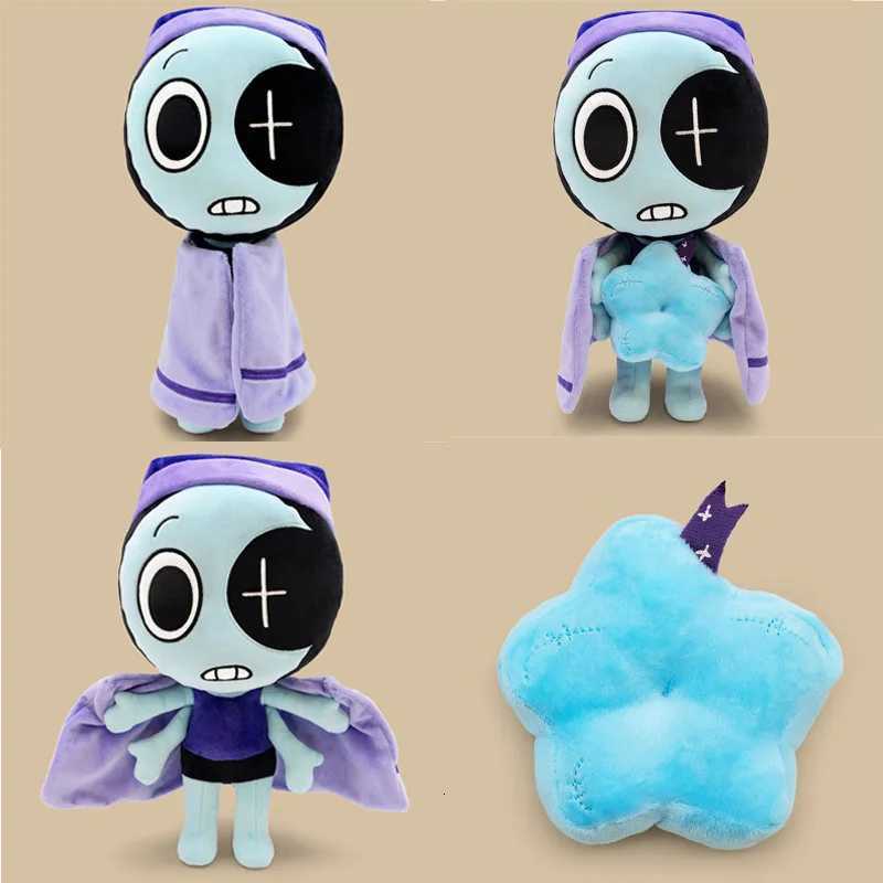 New Dandys World Astro Star Pillow Plush Dandys World Gourdy Eclipse Plushie Cute Cartoon Ribecca Stuffed Toy Christmas GiftW251120