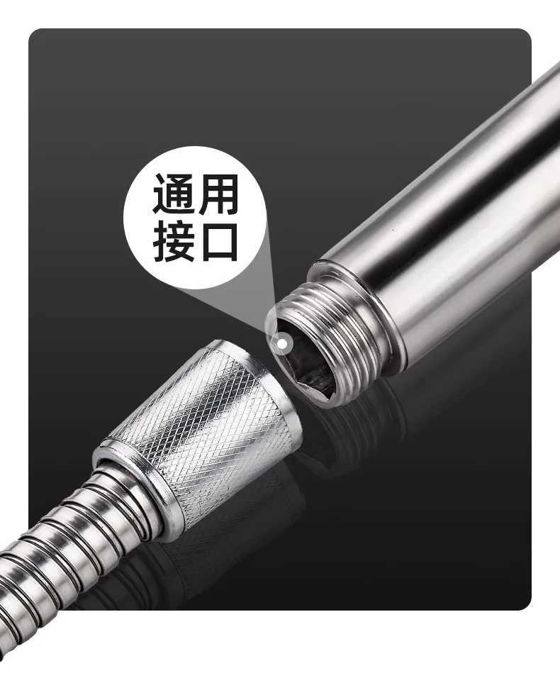 Stainless Steel Shower Head High Pressure Spray Nozzles 3 Modes Adjustable Handheld Shower Head Set Bathroom Accessories GadgetsM251120