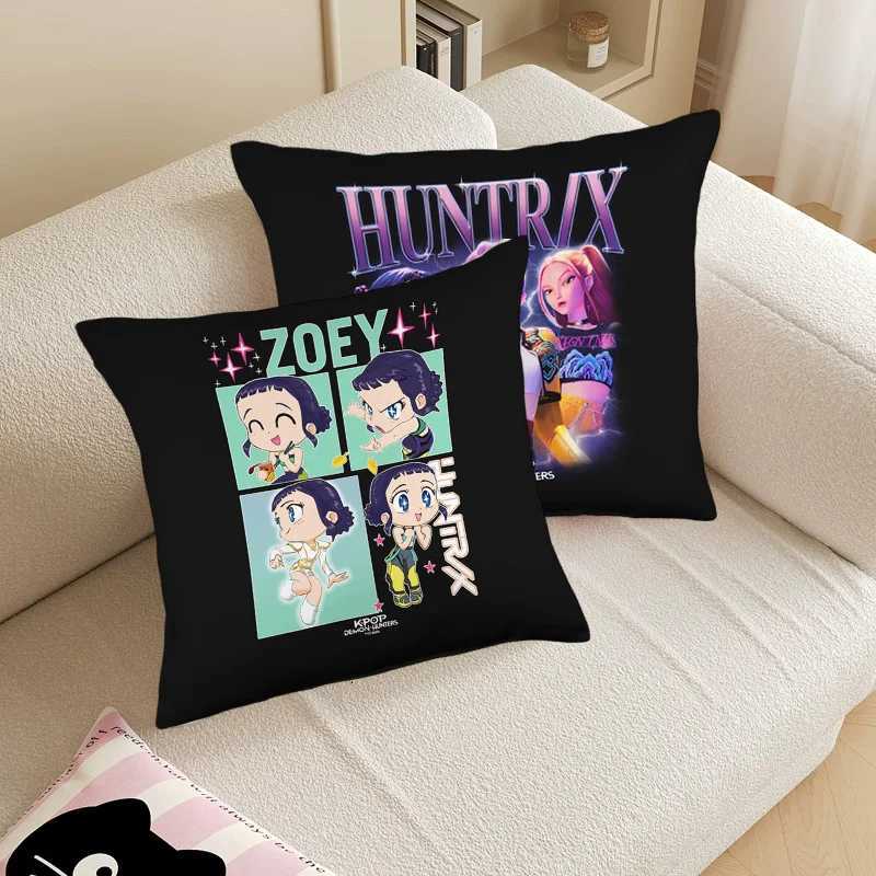 Pillow Case K-pop Demon Hunter Cover Anime Movie Case Sofa Cushion Cover Christmas Decorations Home Supplies C251120