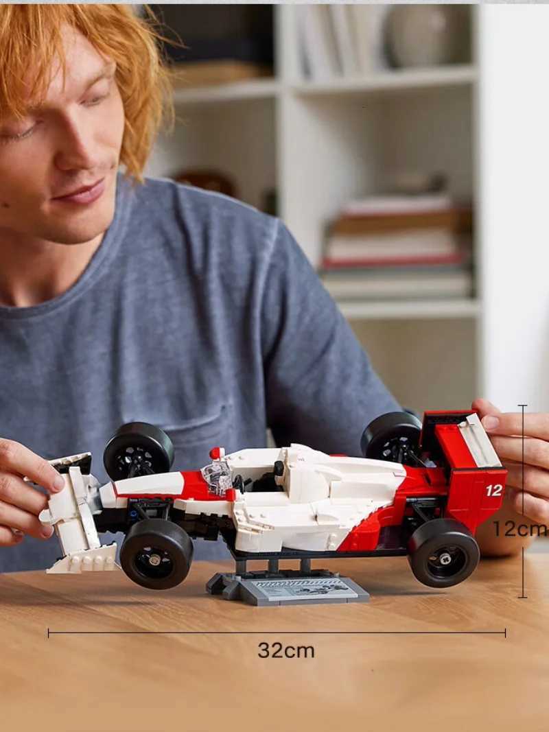 2025NEW 693Pcs Sena Racing Mp4 Nigel Mansell 10330 Mechanical Group Bricks Assembly Model Toy Adults Gift Collection Decor W251120