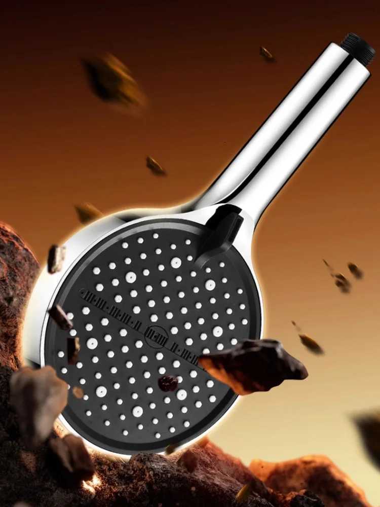 New High Pressure Shower Head 15CM Big Panel 7 Modes Adjustable Spray Nozzles Water Saving Massage Bathroom ShowerheadM251120