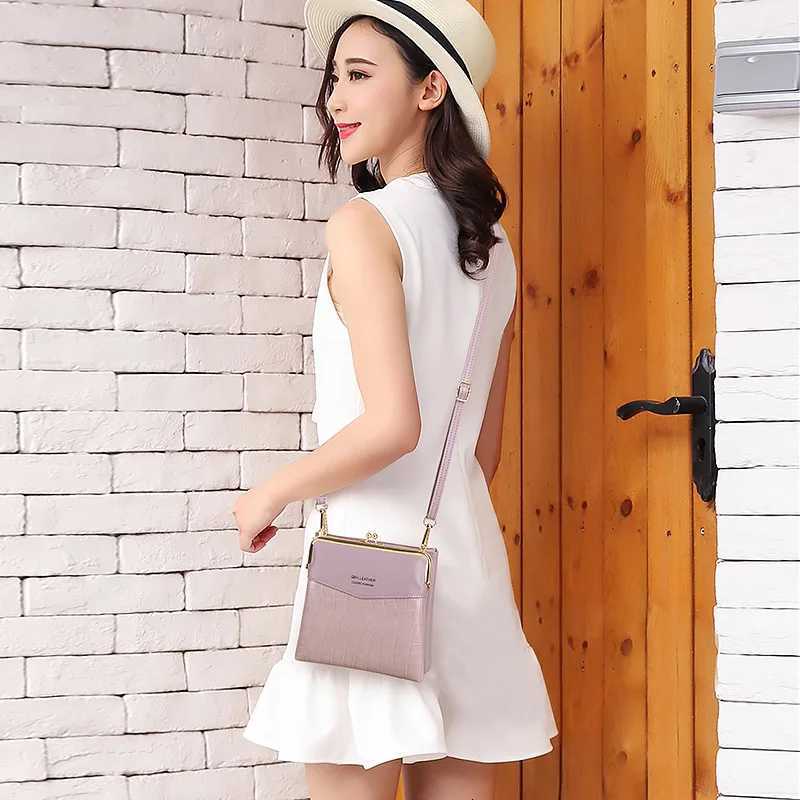 Womens PU Leather Card Holder Shoulder Bag Ladies Travel Crossbody bags Female Hot Fashion wallets Phone Handbags billeterasW251120