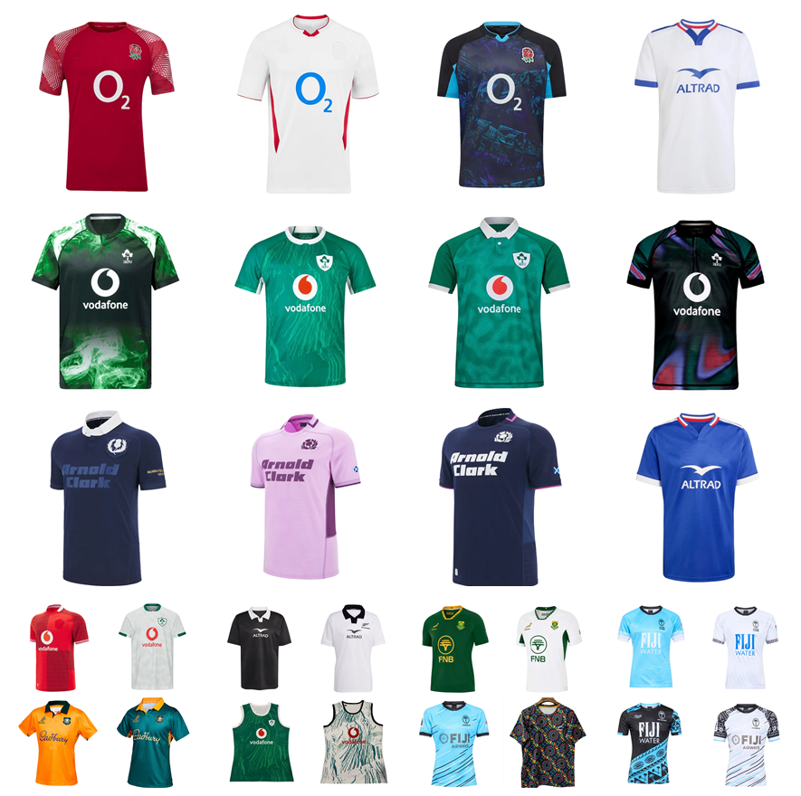 2025 2026 Scotland national team rugby jersey 25 26 Ireland Scottish Murrayfield FIJI NZ Australia south home away frence rugby shirt size S-5XL