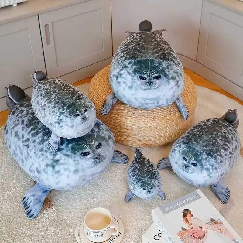 20/30/40/50 cm New Simulation Mother and Child Seal Doll Plush Toy Cartoon Anime Cute Pillow Childrens Birthday Gift Doll G251120