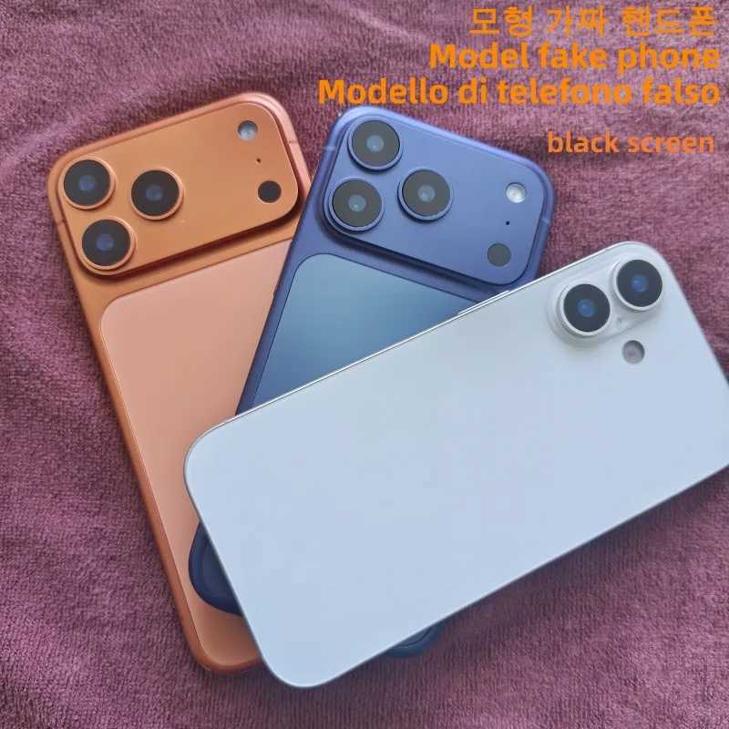 Fake Phone For Phone 17 Air 14 15 Pro 16 17 Pro Max Model Dummy Cell Phone Not Working Display Shooting Prop Copy For Iphone 17W251120