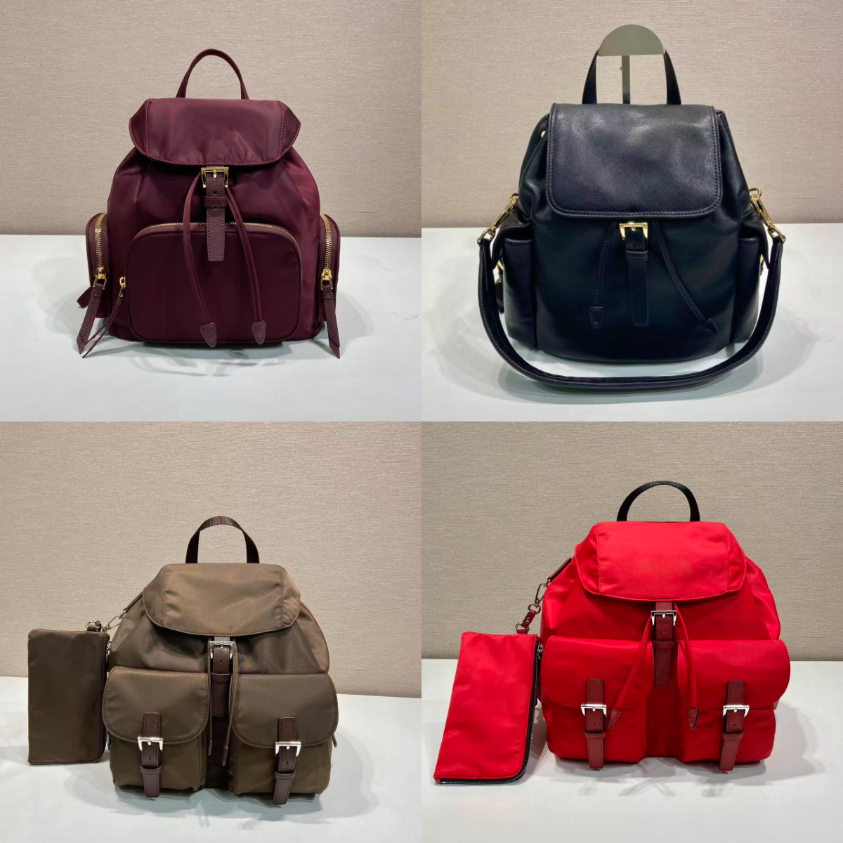 Designer Backpack Men Women Re Nylon Backpack Luxury Shoulder Crossbody Bag School Bag Handbag Fashion Totes Travel Bag Shopping Bag 10a