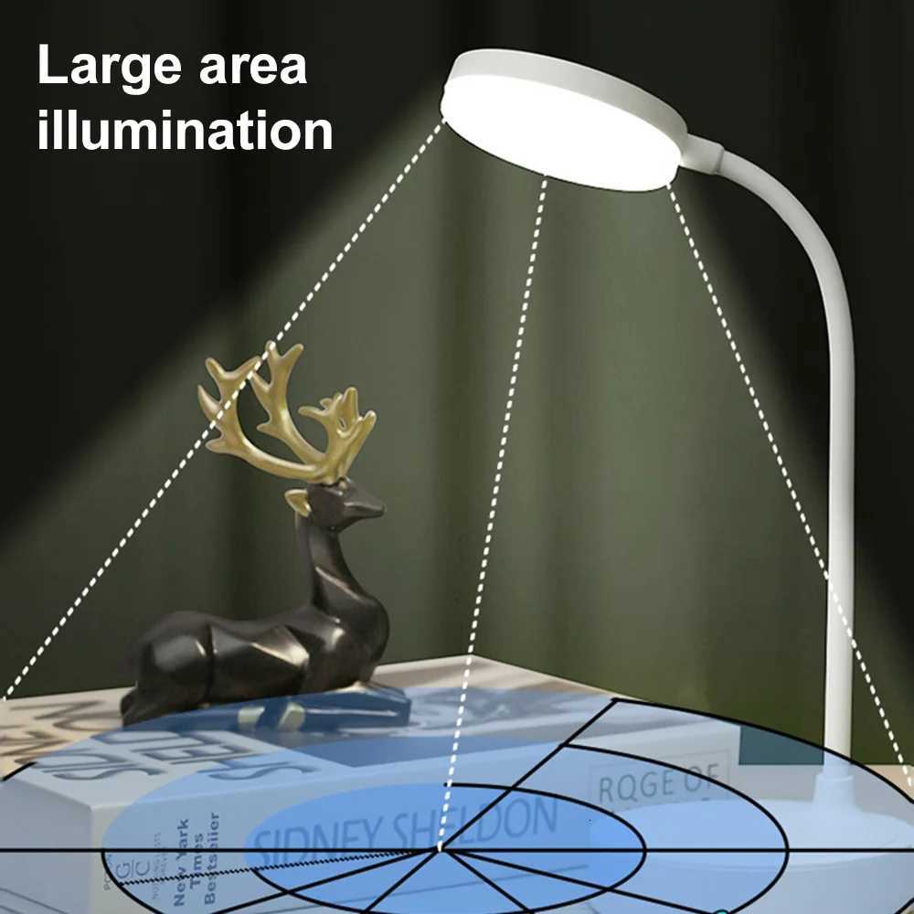 LED Desk Lamp Eye Protection Desk College Student Charging USB Learning Childrens Dormitory Bedroom Bedside Reading Night Light M251120