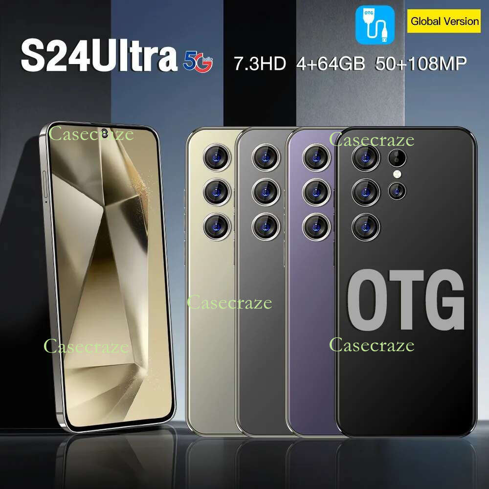 S24Ultra 10-core 7.3-inch perforated screen, resolution 1440*3200, 5G signal,50MP+108MP battery 8000mah, Android 14,ChatGPT, external stylus, supports